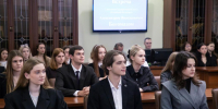 Встреча депутата Государственной Думы А.В. Богомаза  со студентами университета - БГУ им. академика И.Г. Петровского