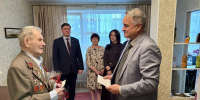 101 год исполнился ветерану Великой Отечественной войны Николаю Вдовину - Министерство социальной политики
