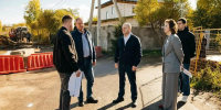 Глава Городского округа Пушкинский проверил стройку канализации в «Заветах Ильича»: что уже сделали - MosRegToday.Ru