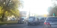 В Калуге авария на Силикатном попала на видео - Калужский перекрёсток