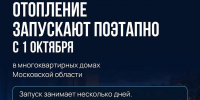 Запуск тепла в многоквартирные дома осуществляется поэтапно - Pro-Podolsk.Ru