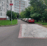Красно-белые квадраты на асфальте - Район Марфино