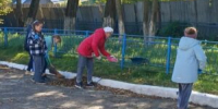 В Кокоревской школе провели субботник - Рассвет