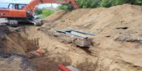 В городе Далматово близится к завершению капитальный ремонт канализационного коллектора - Новый мир