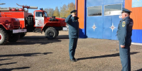 В Лебежье открыли пожарно-спасательную часть после ремонта 1 В Лебежье открыли пожарно-спасательную часть после ремонта - Кировская правда