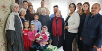 В селе Новый Мичан отметили 90 летний юбилей Нигматжановой Венеры апы! - Сабинский район