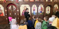 Благочинный Чкаловского округа провел для дошкольников экскурсию по храму - Выксунская епархия