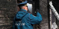 Специалисты ИПЛ приняли участие в осмотре места крупного пожара - МЧС России