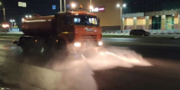 Четыре поливомоечные машины ночью мыли улицы города. - Городской округ Иваново