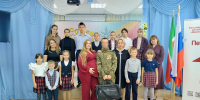 Участник СВО нашел время посетить родную школу в Лаишевском районе - Камская новь
