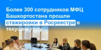 Более 300 сотрудников МФЦ Башкортостана прошли стажировки в Росреестре в текущем году - Караидельский район
