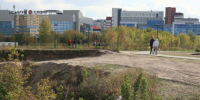 Парк за ТЦ "Европа", сентябрь 2026 года / Фото: Екатерина Смолихина / amic.ru - ИА Амител
