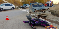 В Дубенском районе «ВАЗ» столкнулся с мотоциклом, пострадал подросток - ГТРК