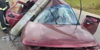 В Брянске в ДТП погиб водитель: автомобиль врезался в электроопору - БрянскНОВОСТИ.RU
