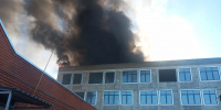 В Нолинске потушили пожар в строящейся школе - Комсомольская Правда