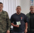 Вручение ордена Мужества земляку. - Андроповский район