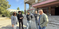 Татьяна Манежина осмотрела ход капремонта отделения Центра народного творчества Крыма - Минкультуры Республики Крым