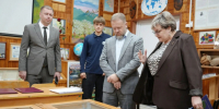 Участники встречи. Фото: Апшеронское отделение РГО - Краснодарское отделение РГО