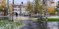 Ремонт тротуара возле гимназии имени Ф. К. Салманова завершили в Сургуте - СургутИнформТВ