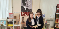 В Зале памяти и славы курских писателей-фронтовиков, организованном на базе библиотеки-филиала № 11 им. Н.Ю. Корнеева, состоялась тематическая экскурс. - Город Курск