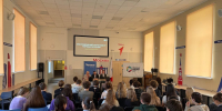 В школе № 2097 района Южное Тушино прошел правовой час с будущими избирателями - Район Южное Тушино