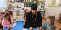 Настоятель Свято-Никольского храма села Николаевка провел занятия в православных группах при детском саду МБДОУ «ЦРР-ДС «Радуга»» - Валуйская епархия