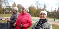Час ОБЖ "Мастер - класс по скандинавской ходьбе" - Городская библиотека