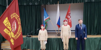 Мирнинский район торжественно принял копию  знамени Якутской Национальной Военной школы - Управление образования