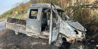 На трассе под Воронежем грузовая «Газель» сгорела после столкновения с КамАЗом - РИА Воронеж