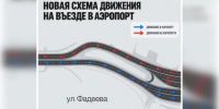 В Краснодаре разделили потоки машин у аэропорта Пресс-служба Краснодарского аэропорта - KrasnodarMedia