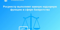 Росреестр выполняет важную надзорную функцию в сфере банкротства - Городская управа