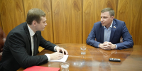 Валентин Коновалов встретился с Александром Штыгашевым - Газета Хакасия