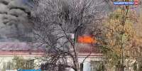 В Уфе горит крыша пятиэтажного жилого дома | ГТРК «Башкортостан» - ГТРК Башкортостан