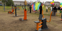 В посёлке Расцвете открыли новую спортплощадку - Республиканская телевизионная сеть