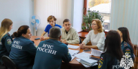 Состоялась рабочая встреча представителей    Главного управления и ВДПО - МЧС России