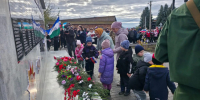 В Кушнаренковском районе после большого ремонта открыли сквер Победы - Единая Россия