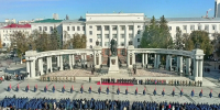 На Советской площади Уфы 550 школьников посвятили в «шаймуратовцы» - Сетевое издание Республика Башкортостан