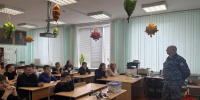 Росгвардеец провёл урок безопасности для борисовских школьников - Росгвардия