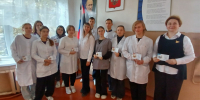 Преподаватели и обучающиеся Касимовского филиала получили знаки «ГТО» 1 - Медицинский колледж