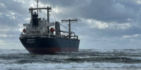 К берегу Янтарного прибило грузовое судно - Kaliningrad.Ru