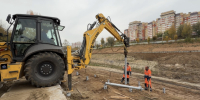 Во Владимире продолжается благоустройство городского парка в районе Дворца детского (юношеского) творчества - Город Владимир