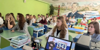 Вера Сошнева, Заслуженный учитель РФ, организовала для лицеистов киноурок памяти - Общественная палата