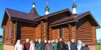 Балезинцы посетили строящийся храм Божией Матери «Неупиваемая Чаша» п. Игра - Глазовская Епархия