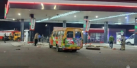 Несколько машин пострадали из-за взрыва баллона на заправке в Северной Осетии - Комсомольская Правда