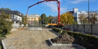 Деревья и кустарники начали высаживать в сквере в центре Благовещенска - ИА Порт Амур