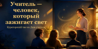 Открытый кураторский час "Учитель - человек, который зажигает свет" - ОмАЭиП