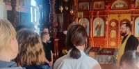 В храме поселка Лебяжье побывали старшеклассники сельской школы - Епархия