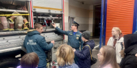 В Домодедово сотрудники МЧС России провели уроки по гражданской обороне для школьников - ГУ МЧС МО