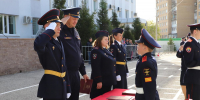 В Самаре росгвардейцы приняли участие в церемонии принятия торжественного обещания кадет - Росгвардия