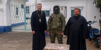 Трубчевские священники передали бойцам приграничья бензиновый генератор - БрянскToday.Ru